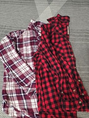 Bundle 2 Plaid Button Up Shirts